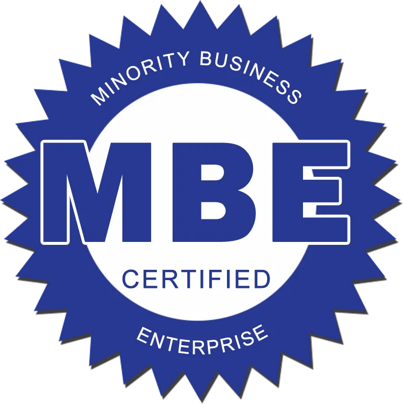 Minority Business Enterprise certification badge